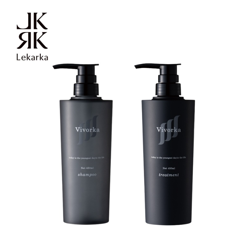 【正規品販売店】レカルカ Lekarka Vivorka モイスチャースムージング シャンプー・トリートメント 450mL