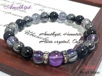 高貴な色合いでクールな手元を演出！【ロイヤル・ジュエリー】メンズアメジストブレスレット