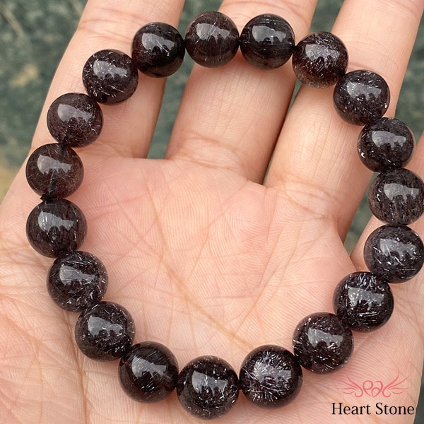 国宝級 マダガスカル産 花火スーパーセブン ブレス 9 5 10mm パワーストーン ブレスレット専門店 ハートストーン