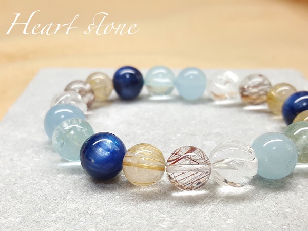 プレミアム/限定1点】カイヤナイト×アクアマリン×ルチルクォーツ