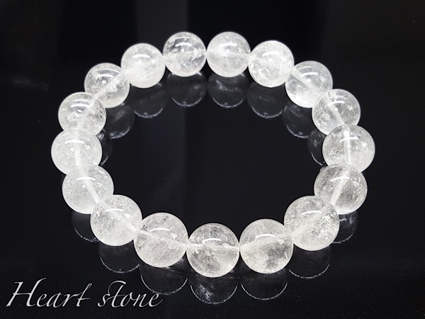 限定1点】高品質！ヒマラヤ産 水晶12mm 天然石ブレスレット