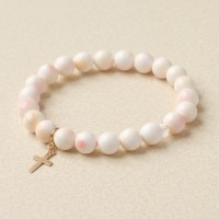 【10,000貝に1個ともいわれるコンク真珠を作る母貝＋。】母性を高めてくれるブレスレット★MOTHER（マザー）|シンプル派 レディース