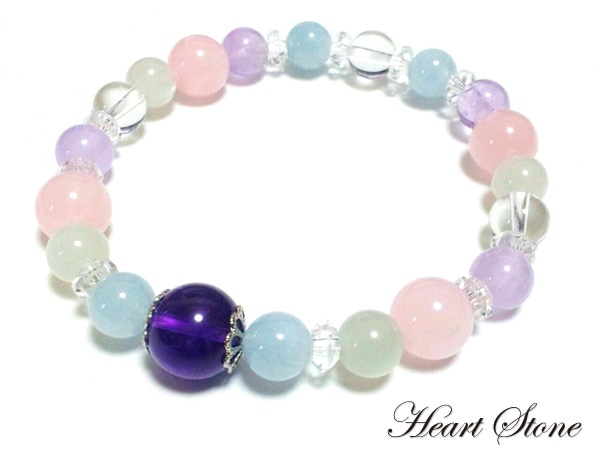 大きなアメジストがインパクト大♪】ワンポイントアクセント