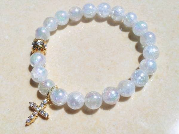 光をまとった神秘のストーン】オーラクラッククリスタル天然石