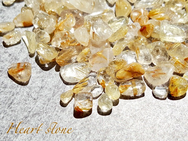 ☆特選一石☆全ての願望を叶える福禄寿【300gMIXルチルクォーツさざれ