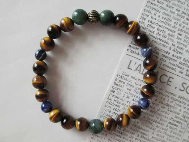 �ڥ����˥å����򴶤������륢��ƥ������ѡ��ġۥ���������ե� Tiger's eye �֥쥹��å� ŷ���Х֥쥹��å�