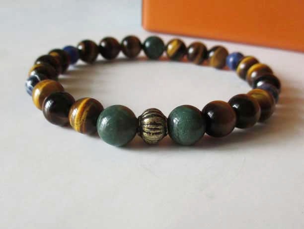 �ڥ����˥å����򴶤������륢��ƥ������ѡ��ġۥ���������ե� Tiger's eye �֥쥹��å� ŷ���Х֥쥹��å�