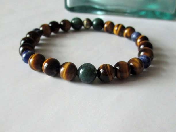 �ڥ����˥å����򴶤������륢��ƥ������ѡ��ġۥ���������ե� Tiger's eye �֥쥹��å� ŷ���Х֥쥹��å�