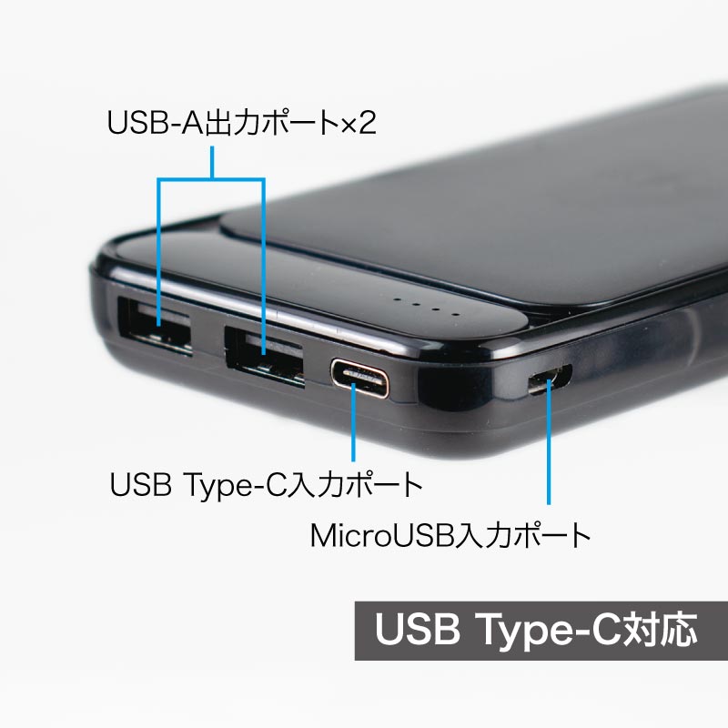 <BR>RiC<BR>2ݡȥХѥХåƥ꡼8000mAh wireless<BR>ԥۥ磻ȡ<BR>RiC-MPB8000_WL/WH