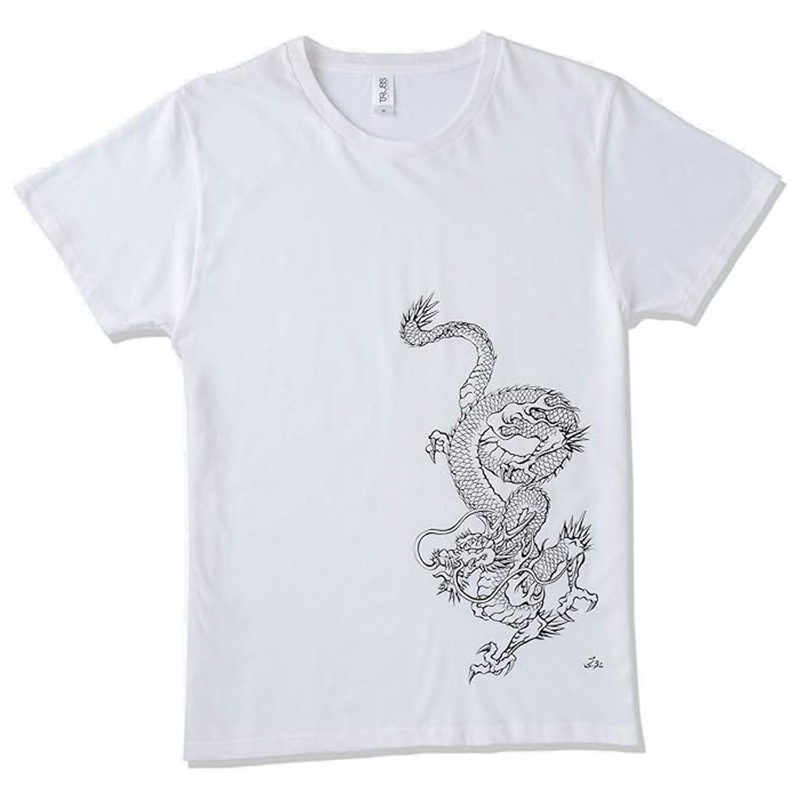 仏T 来迎龍（ホワイト）