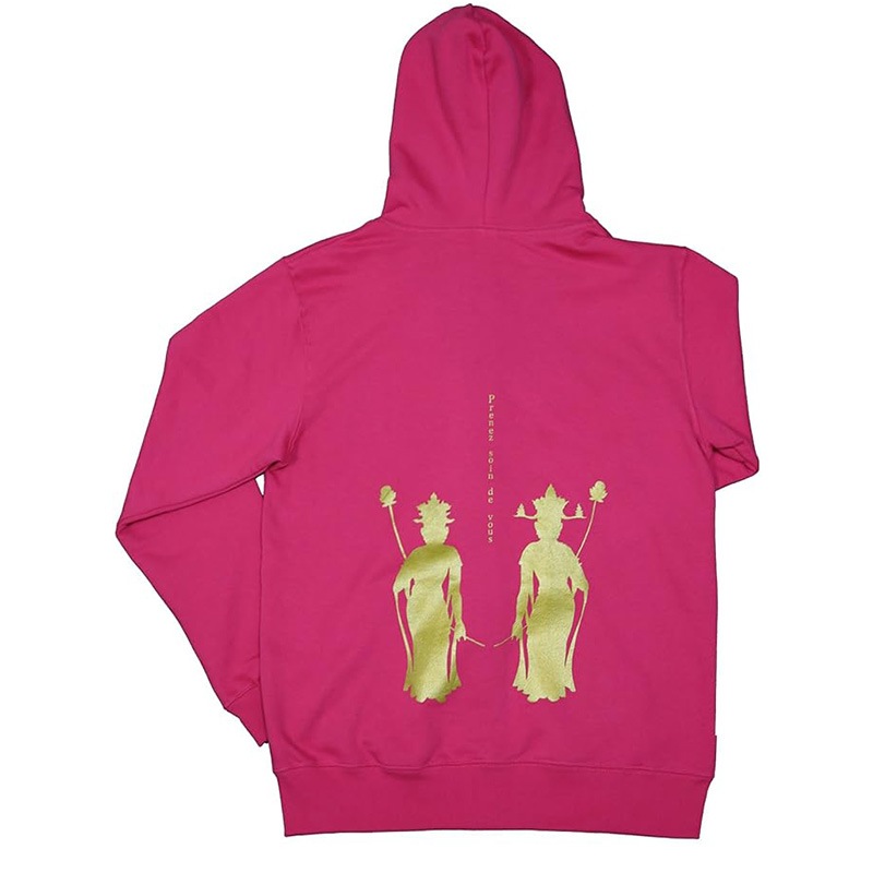 仏パーカー日光・月光（フラミンゴピンク）