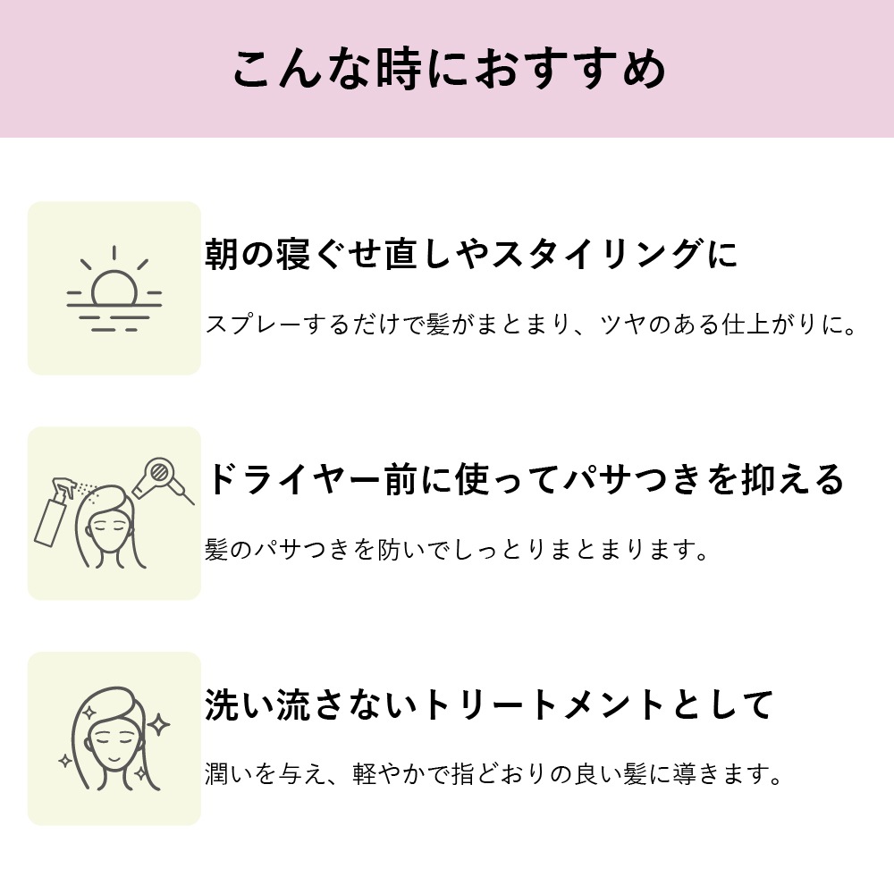 ヘアミスト シトラスフローラルの香り