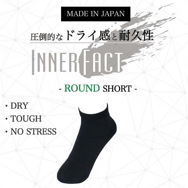 INNERFACT インナーファクト | ラウンド型 ショート丈(くるぶし丈)