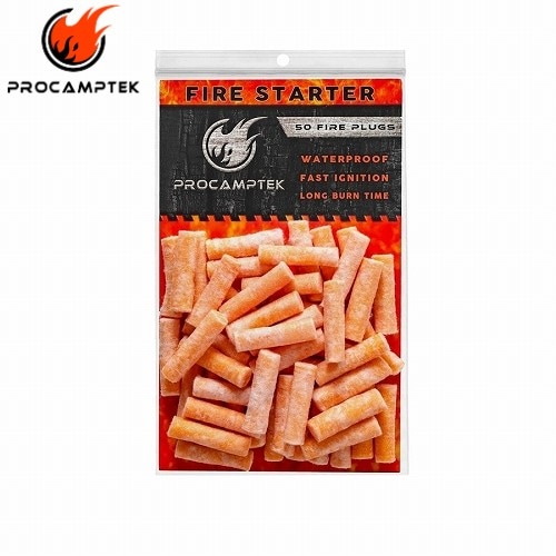 プロキャンプテック PROCAMPTEK ファイヤープラグ 50個入り FIRE PLUGS 50pc