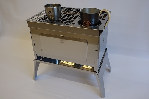 笑'ｓ 焚き火グリル『Ａ-４君』　グリルプレート付き ポータブル焚きグリル Amazon | [セット品]笑's・焚き火グリル3点セット(A-4君、黒皮