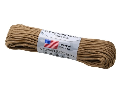 アットウッドロープ ATWOOD ROPE MFG. パラコード タン