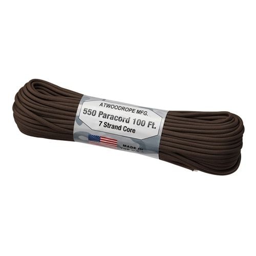 アットウッドロープ ATWOOD ROPE MFG. パラコード ブラウン