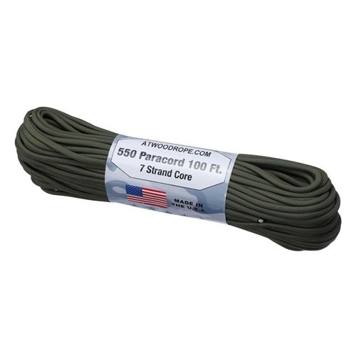 アットウッドロープ ATWOOD ROPE MFG. パラコード オリーブドラブ