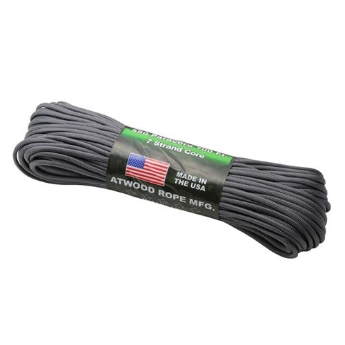 アットウッドロープ ATWOOD ROPE MFG. パラコード グラファイト