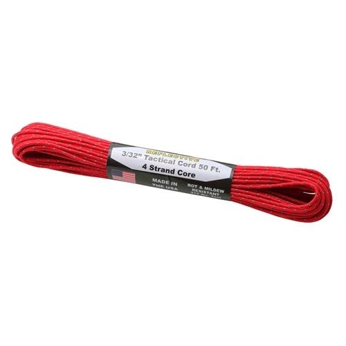 アットウッドロープ ATWOOD ROPE MFG. タクティカルコード リフレクティブ レッド