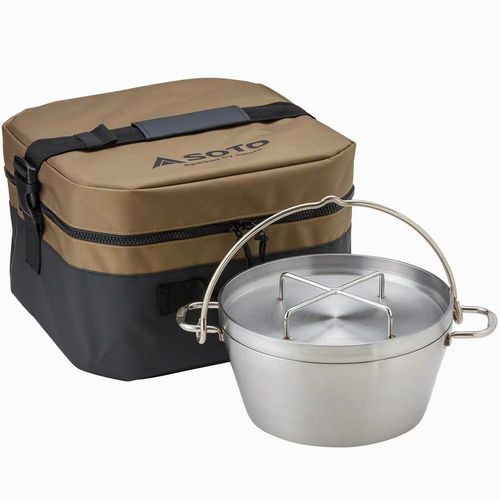 【SOTO】ステンレスダッチオーブン（10インチ）保温調理器具エミールセット Amazon.co.jp: SOTO ステンレスダッチオーブン （10インチ