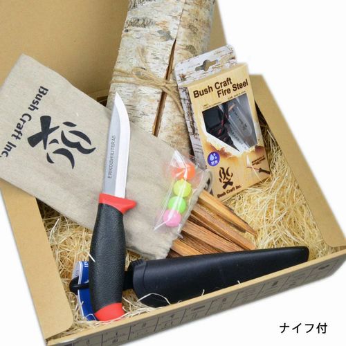 ブッシュクラフト Bush Craft スターティングセット 火おこしセット・ルーキー ナイフ付き