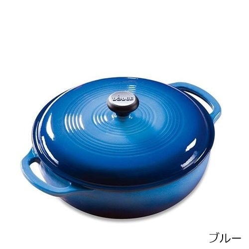 16日まで割引　新品・未使用　LODGE エナメルダッチオーブン 青 LODGE （ロッジ） 通販 ｜ GLAGH グラフ