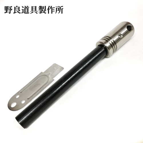 野良道具製作所 チタンハンドル メタルマッチ 「 野良スティック Ti 」 極太13mm径 ストライカー1点付属