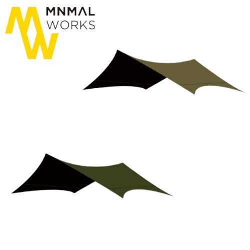MINIMAL WORKS MANGO SHADE HEXA TARP 黒 MANGO SHADE HEXA TARP/BLACKマンゴーシェード ヘキサタープ