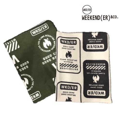 WEEKEND(ER)　FLAME RESISTING MATERIAL HALF SIZE BLANKET 難燃素材 ブランケット ハーフサイズ