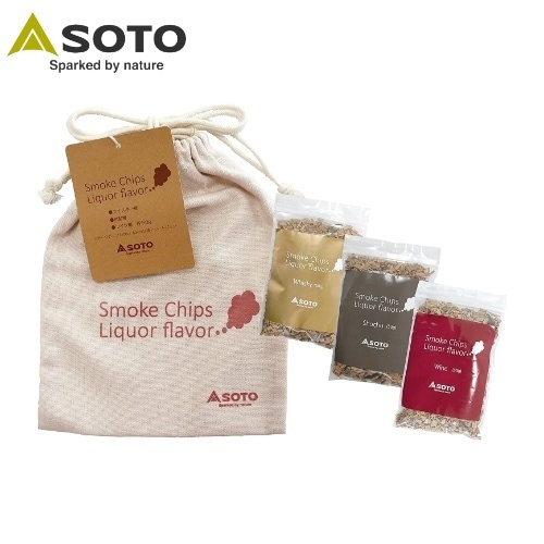 ソト SOTO スモークチップス Liquor flavor 3種 アソートパック