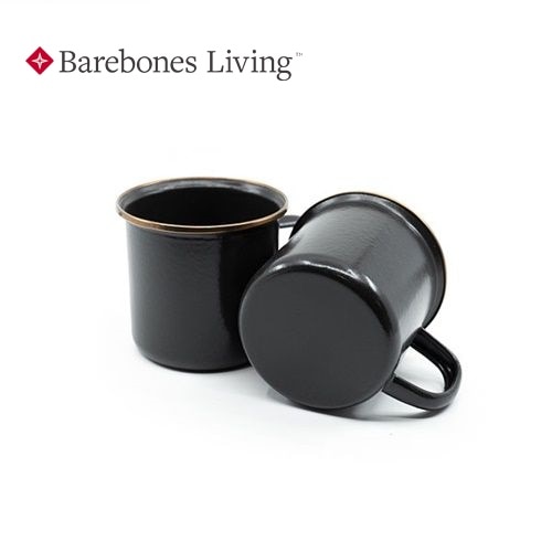 ベアボーンズ Barebones エナメルカップ 2個セット チャコール