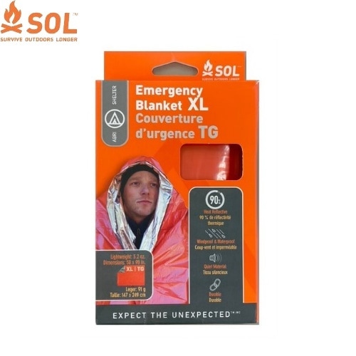 エスオーエル SOL エマージェンシーブランケット XL