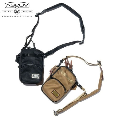 アッソブ AS2OV CORDURA DOBBY 305D WALLET SHOULDER マルチ キャンピング ケース