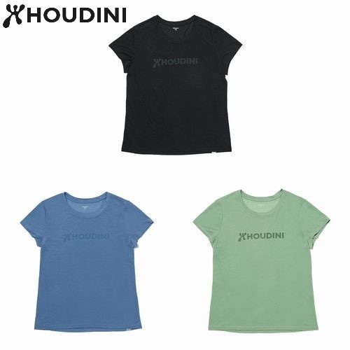 フーディニ HOUDINI  ウィメンズ ツリー T ドロウイングロゴ Ws Tree Tee Drawing Logo