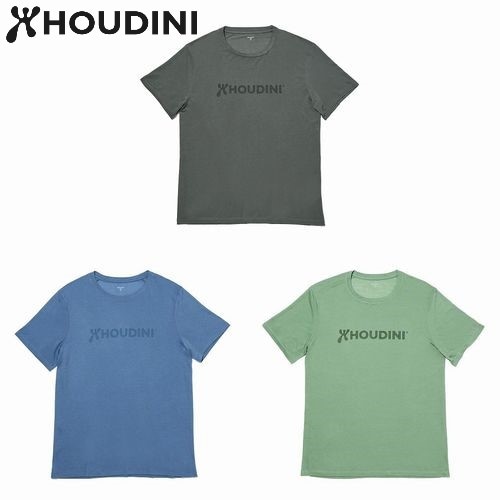 フーディニ HOUDINI  メンズ ツリー T ドロウイングロゴ Ms Tree Tee Drawing Logo