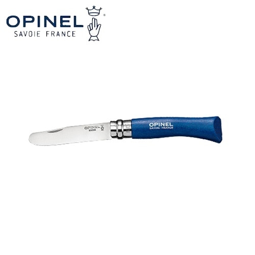 オピネル OPINEL ラウンドティップ ステンレススチール No.07 ブルー