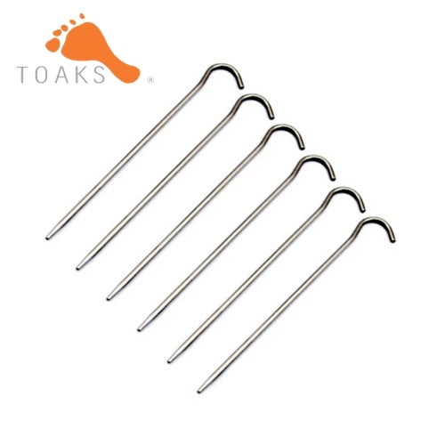 トークス TOAKS フックペグ 6本セット Hook Peg