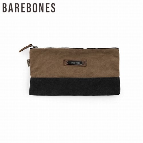 ベアボーンズ Barebones ニーラムスモールジッパーポーチ カーキ