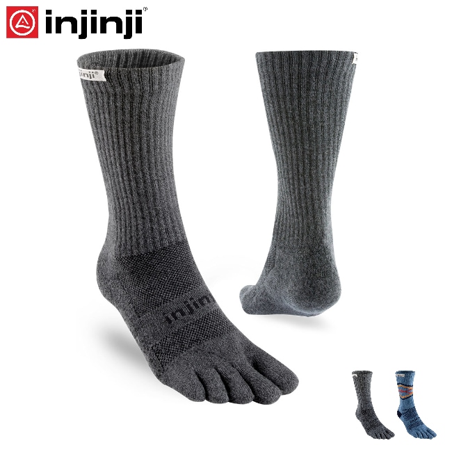 インジンジ injinji トレイルミッドウェイトクルー