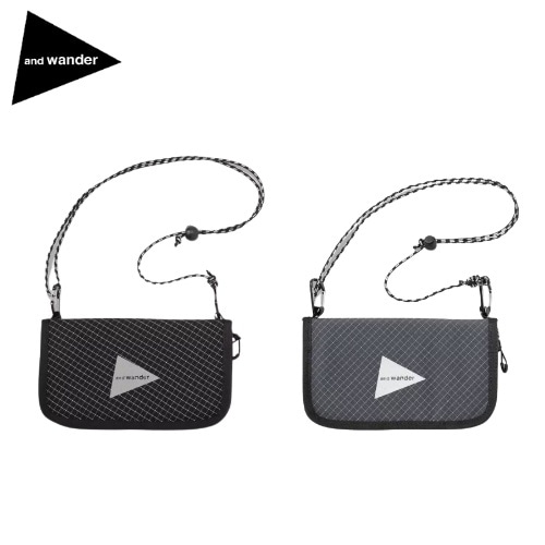 アンドワンダー and wander リフレクティブリップポーチ reflective rip pouch