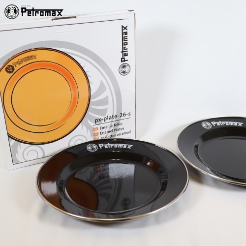 ペトロマックス PETROMAX エナメルプレート(2枚入) 26 ブラック