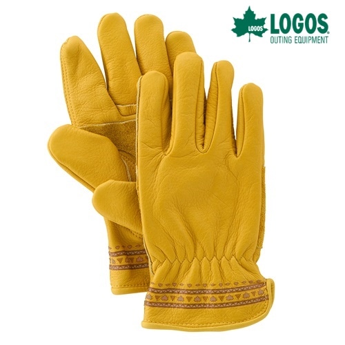 ロゴス LOGOS ナバホ ソフトレザーグローブ M