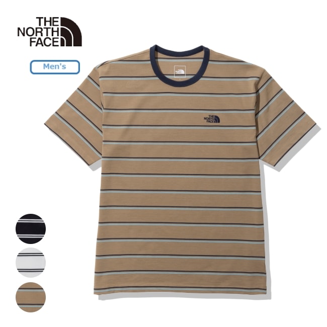 \期間限定20%OFF!/ ザ・ノース・フェイス THE NORTH FACE ショートスリーブフリーランボーダークルー(メンズ)S/S Free Run Border Crew