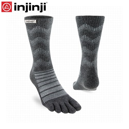 インジンジ injinji アウトドア ミッドウェイトクルーウール