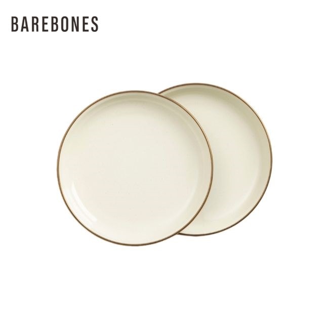ベアボーンズ Barebones エナメル 2トーン サラダプレート 2枚セット
