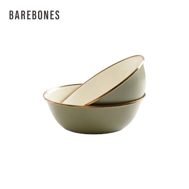 ベアボーンズ Barebones エナメル 2トーン ボウル 2個セット