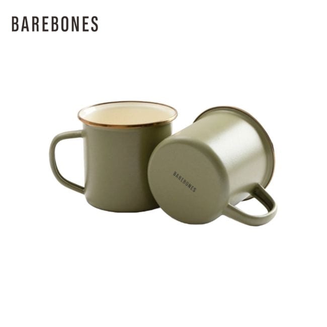 ベアボーンズ Barebones エナメル 2トーン カップ2個セット