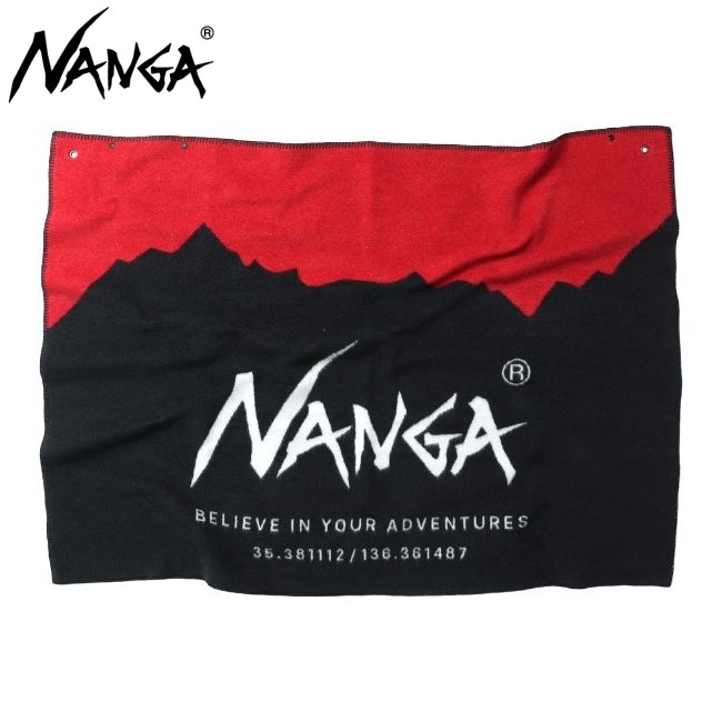 ナンガ NANGA フレームレジスタントロゴブランケット FLAME RESISTANT LOGO BLANKET