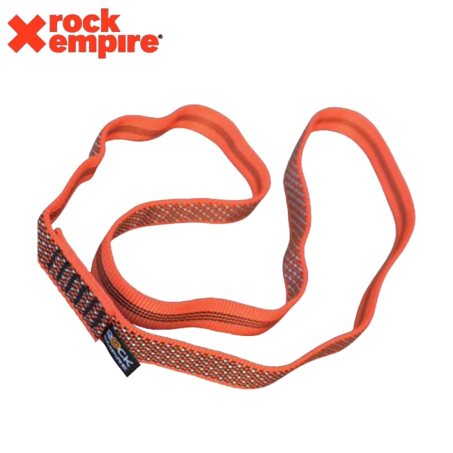 ロックエンパイアー ROCK EMPIRE オープンスリング20mm幅 120cm オレンジ
